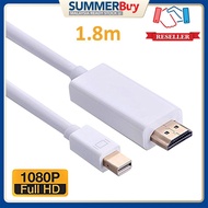 Original Mini DisplayPort DP to HDMI Converter Cable Mackbook Mac Surface 1.8m