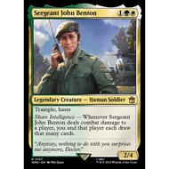 Sergeant John Benton [WHO] - MTG Magic: The Gathering