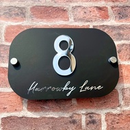 Nombor Rumah Timbul House Number Sign Plate Acrylic Plate Alamat No Rumah Modern Simple 亚克力立体字 高级门牌 