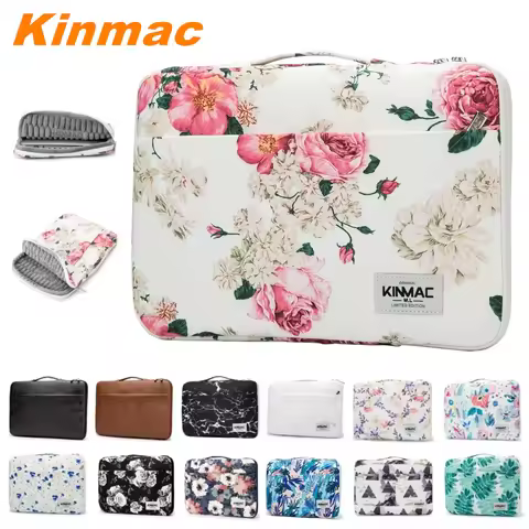 Waterproof Kinmac Briefcase Laptop Bag 12,13,14,15.6,16 Inch,Lady Man Women Handle Sleeve Case For M