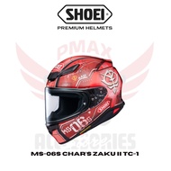 SHOEI Nxr2 Ms-06s Gundam Char's Zaku Ii Tc-1 100% Original Made In Japan Full Face Helmets