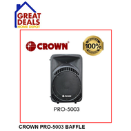GREAT DEALS CROWN PRO-5003 PROFESSIONAL BAFFLE SPEAKER