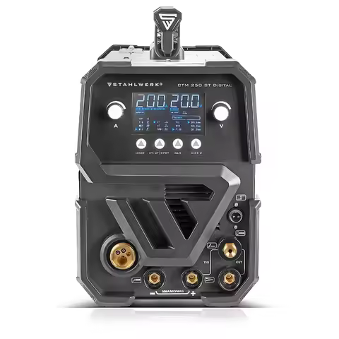 Stahlwerk CTM250 6-in-1 Laser Welding Machine 200A Current 5kg MIG CO2 Plasma Cutter MMA MIG Gasless