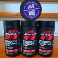 100เม็ด Muscletech​ Hydroxycut Hardcore Elite​ 100caps.(แฟตเบิร์นสูตรมีคาเฟอีน100caps)​