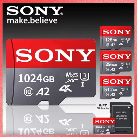 SONY 2TB Micro SD Card Memory Card High-Speed Micro SD Card 1TB 512GB 256GB 128GB SD/TF Flash Card F