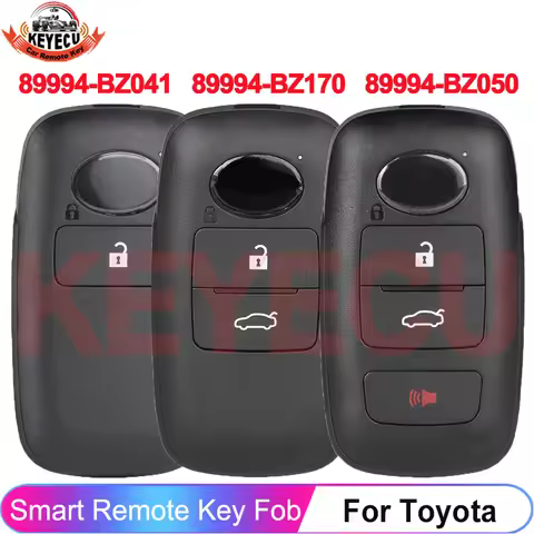 KEYECU 89994-BZ041 89994-BZ170 89994-BZ050 For Toyota Raize Rocky Smart Remote Key 434MHz FSK 4A HIT