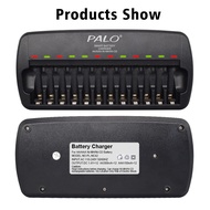 PALO 16 Slots KTV Dedicated Battery Charger For 1.2V AA 2A AAA 3A Rechargeable Battery Fast Charge N