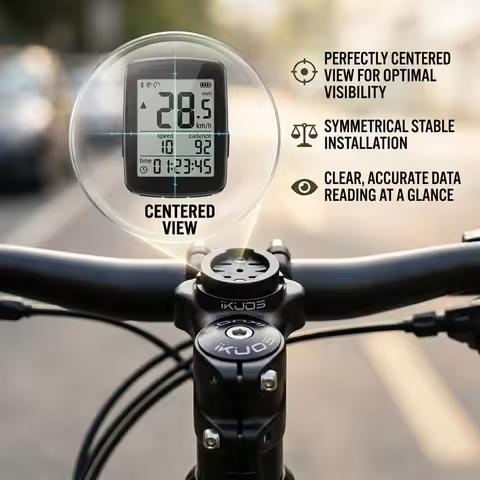 CNC Aluminum Stem Top Cap Mount for Java Folding Bike Garmin Edge Bryton Wahoo Handlebar Double Bolt