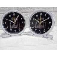 Black kaiwa alarm clock,/ posfor alarm clock, unique alarm clock, Islamic alarm clock,/ arabic alarm