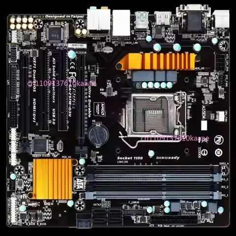 For Gigabyte Z97M-D3H 1150 Pins, Support I7 4790K DDR3 Memory MATX Medium Board
