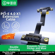 DMA Support PCIe 3.0/4.0 X1 Extension Cable 90 Degree to 90 Degree