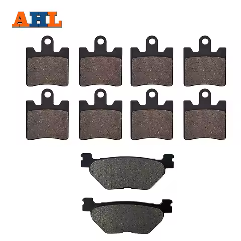 AHL Motorcycle Front Rear Brake Pads For YAMAHA FJR1300AS FJR1300 AV/AW/AX/AZ/AA/AB AEV/AEW/AEX/AEY 