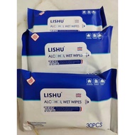 🔥 30pcs 75% Alcohol Moist Wipes Disposable Alcohol Wet Portable Cleaning Wet Tissue 30pcs/pack