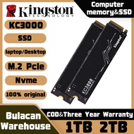 【3 year warranty】Kingston KC3000 PCIe 4.0 NVMe M.2 ssd m2 512gb 1tb 2tb 4TB hard Drive Internal Hard Disk For Laptop Desktop MSI UP TO 7000mb/s