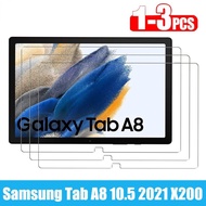 2 Pack Tempered Glass For Samsung Galaxy Tab A8 10.5 2021 SM-X200 X205 Tablet Screen Protector HD Full Cover For Galaxy Tab A8 10.5 Inch Glass