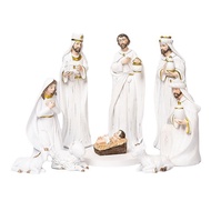 Christ Nativity Statue As Shown Resin Little Jesus Manger Miniature Church Decoration