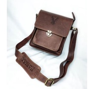 Tas slempang kulit sapi asli jenis CH tas slempang pria leather