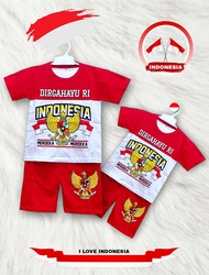 setelan baju anak INDONESIA 17 AGUSTUS Untuk usia 2-10 tahun