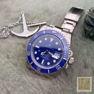 Rolex Rolex Rolex Submariner 18k White Gold Genuine Blue Single Watch116619Lb Men's Watch