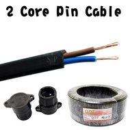 1meter 100% Copper 2.5mm X 2Core Pin Cable Twin Flat Cable Pvc Insulated