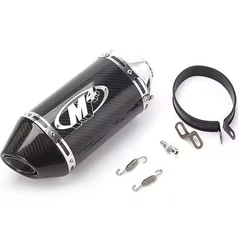 Hot Sale Motorcycle Exhaust M4 Muffler Carbon Fiber Escape Moto Pipe 300CC 600CC 1000CC For Honda Z9