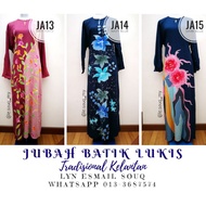 Jubah Batik Lukis Kelantan JA13 / JA14 / JA15
