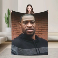 I Cant Breath George Floyd Blanket Coral Fleece Plush Warm Throw Blanket For Airplane Travel Bed Rug