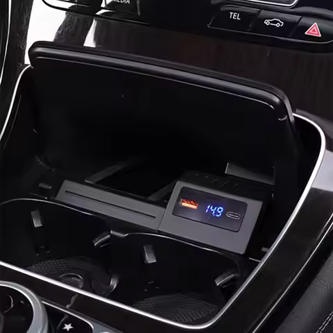 15W car wireless charging phone charger fast charger charging pad plate for Mercedes Benz W205 X253 
