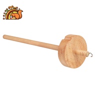 Drop Spindle Top Whorl Yarn Spinner for Crocheting   Wheel for Yarn Making Hand Carved Wooden Spindl