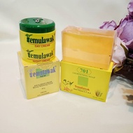 3 In 1 Authentic Temulawak Set Day and Night Cream Whitening Cream 15g + Soap 85g