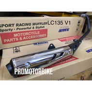 YAMAHA LC135 OLD V1 E POWER BERANG MUFFLER EKZOS PIPE EPOWER BERANG STANDARD OPEN RACING