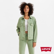 Levis 女款 90年古著牛仔外套 / 寬袖設計 橡木綠 熱賣單品