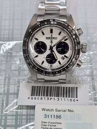 (แถมแบบพกพา ) นาฬิกา SEIKO PROSPEX SOLAR SPEED TIMER รุ่น SSC813P  SSC813P1
