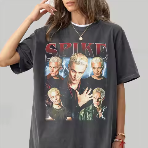 Buffy The Vampire Slayer T-Shirt, Vintage 90s TV Show Tee, Sarah Michelle Gellar Fan Gift