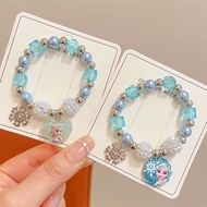 Princess Elsa Bracelet Children Cute Kindergarten Toys Frozen Elsa Queen Bracelet Girl Jewelry