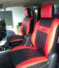 🔥ส่งฟรี🔥1 คู่ ชุดหุ้มเบาะรถยนต์ ขนาดตรงรุ่น  ISUZU D-MAX 2012-2019  VIP  แบบสวมทับ คู่หน้า  (LINE 4) ฟรี!! หุ้มเบลท์รถยนต์ 1 คู่