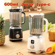【600ML 】Portable Blender Juicer USB type-C Rechargeable for Smoothies Juicer Fruit Mixer  Blender榨汁机