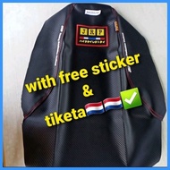 ☎ ✁ HONDA WAVE 100 110 ORIGINAL JRP DRY CARBON SEAT COVER MAY TAHI  WITH STICKER &amp; ETIKETA