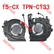 New laptop CPU GPU cooling fan Cooler Notebook PC for HP Pac Gaming 4 Green blade Pavilion 15-CX 15-