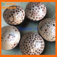 Gáo Dừa Khảm Trai Ngâm Tay Làm Nail Bát Dừa Sơn Mài Khảm Trai Bát Dừa Tự Nhiên BANSI247