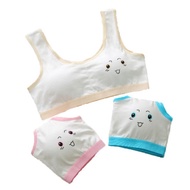 3pcs Lovely Girls Training Bra For 10-14yrs Old Kids