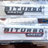 BENZ AMG Wordmark Side Mark Fender C43 E43 GLC43 BITURBO 4MATIC TURBO 53