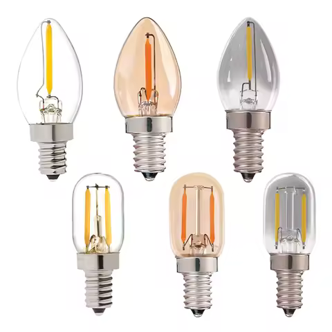 0.5W 1W LED Fridge Light Bulb E14 LED Energy Saving SES LED Pygmy Bulb Small Screw E14 Appliance Lam