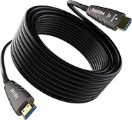 8K Fiber Optic HDMI Cable 20feet,Adoreen Ultra HD 48Gbps 2.1 Cable(20ft-100ft),Active Optical AOC Supports 8K@60Hz 4K@120Hz HDR10 ARC HDCP2.2 4:4:4 3D,Compatible PS5/PS4,Xbox, Roku Apple TV