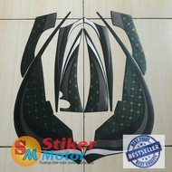 sticker striping motor honda scoopy stylish 2023 hijau
