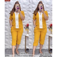 Setcel crinkle airflow Import//setelan TERLARIS//set wanita kekinian
