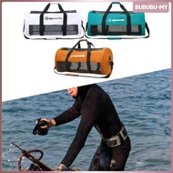 [BububuMY] Mesh Scuba Diving Duffel Bag 60L Water Sports Equipment Carry Bag Travel Storage for Swim
