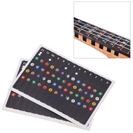 Ukulele Fretboard Stickers  Finger Guide Non Damage Replacement Ukulele Chord Fret Sticker Easy To M