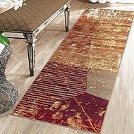 Superior Indoor Runner Rug, Jute Backing, Plush Modern Rugs for Family, Kitchen Floors, Office Floor