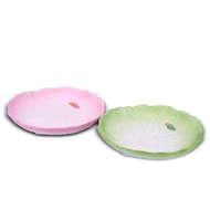 [Yaofeng Ceramics] Japanese Tableware-Cabbage Tableware Series 7.5 Inch Cabbage Plate Peach Powder|E